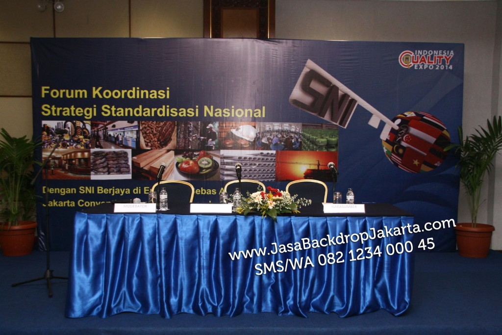 Jasa Pembuatan Backdrop Panggung di Jakarta Pusat