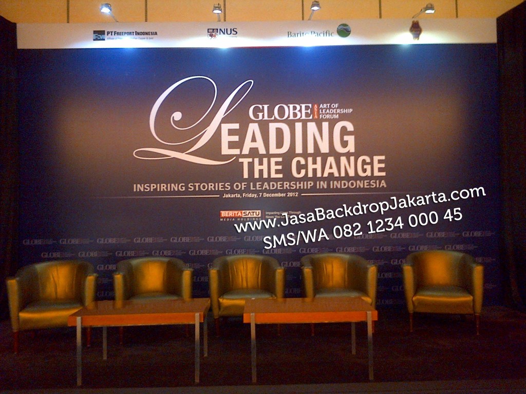 Tempat dan Jasa Pembuatan Backdrop Seminar di Jakarta Barat