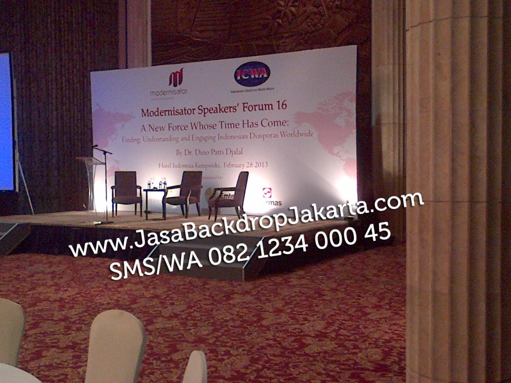 Tempat dan Jasa Pembuatan Backdrop Seminar di Jakarta Utara