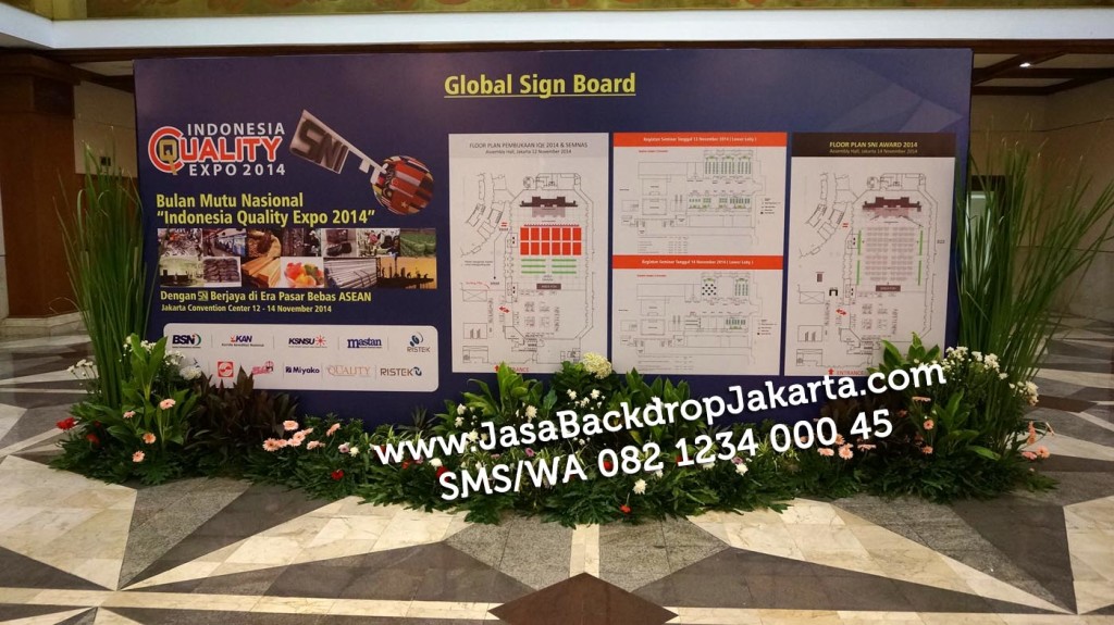 Jasa Pembuatan Backdrop Pameran di jakarta Utara