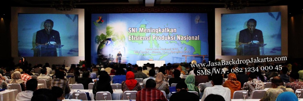 Jasa Backdrop di Balai Kartini