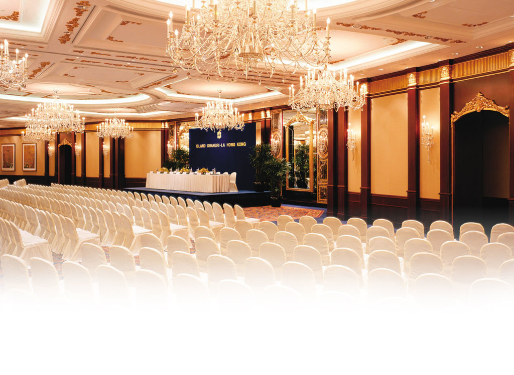 jasa backdrop hotel sangrila jakarta