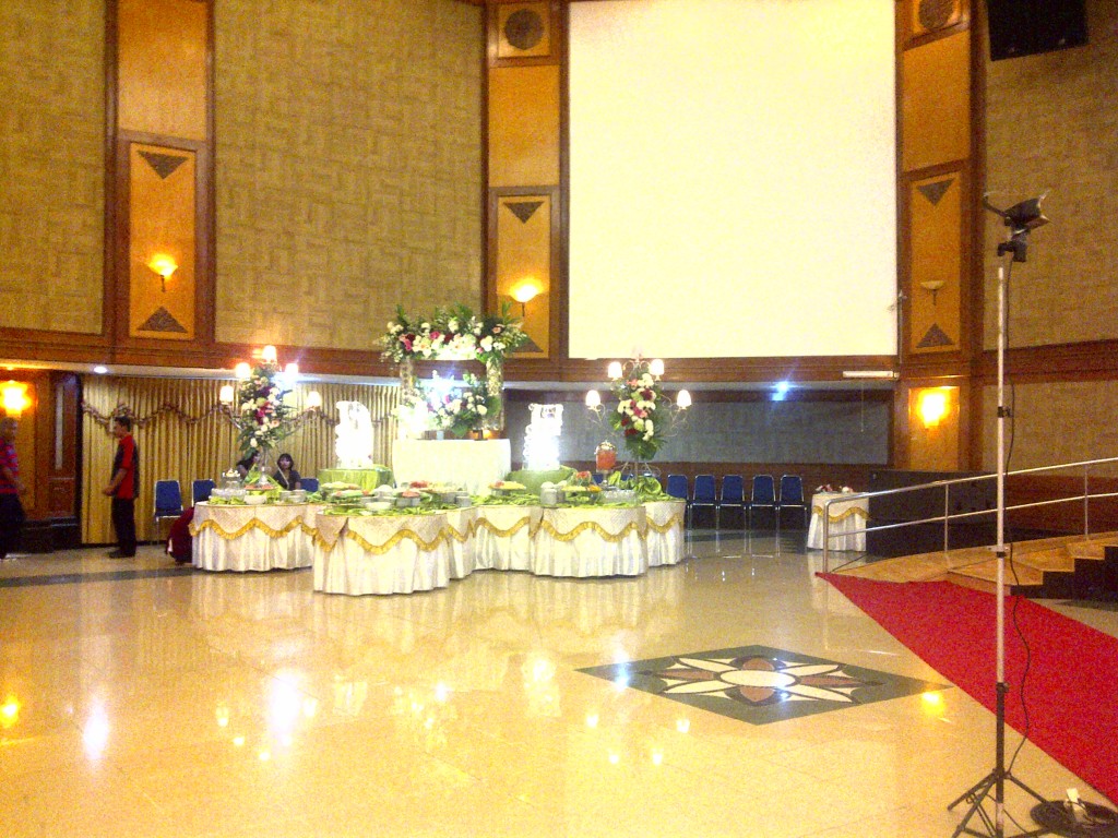 jasa backdrop gedung depsos jakarta