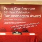 Backdrop Press Confrence Tarumanagara Award